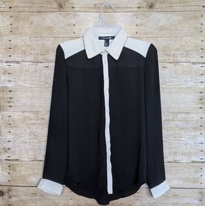 Forever 21 Chiffon Western Blouse